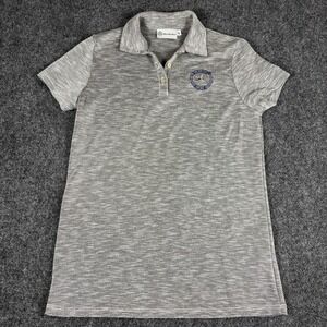 Mercedes Benz Women's Classic Cotton Pique Polo Heathered Gray Sz Small Soft